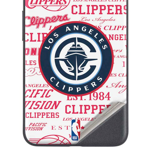 NBA Los Angeles Clippers Blast Logos Google Pixel 4a 5G Skin